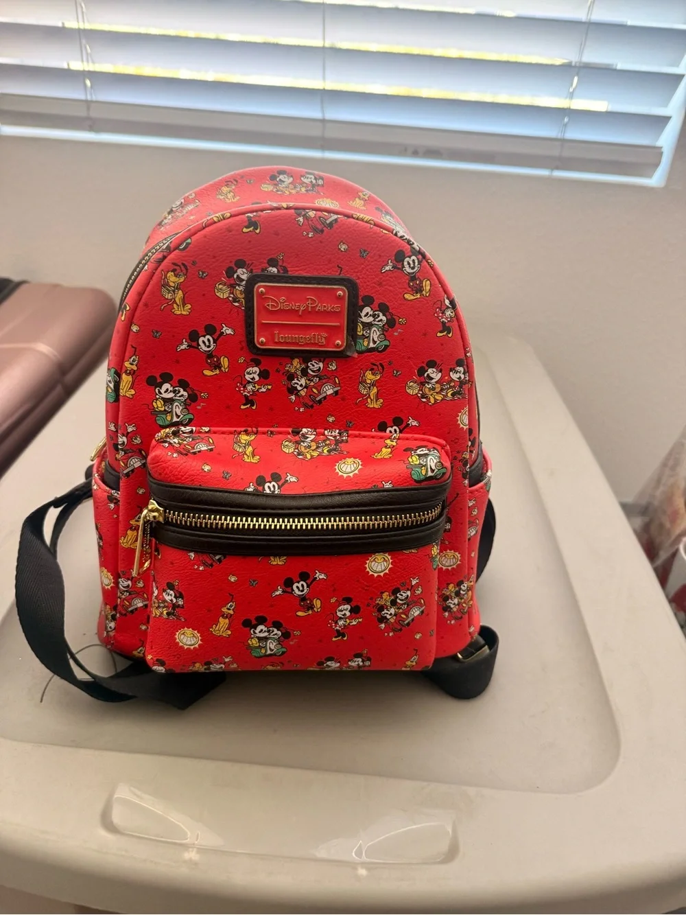 Disney Parks x Loungefly Mickey & Minnie’s Runaway Railway Mini Backpack